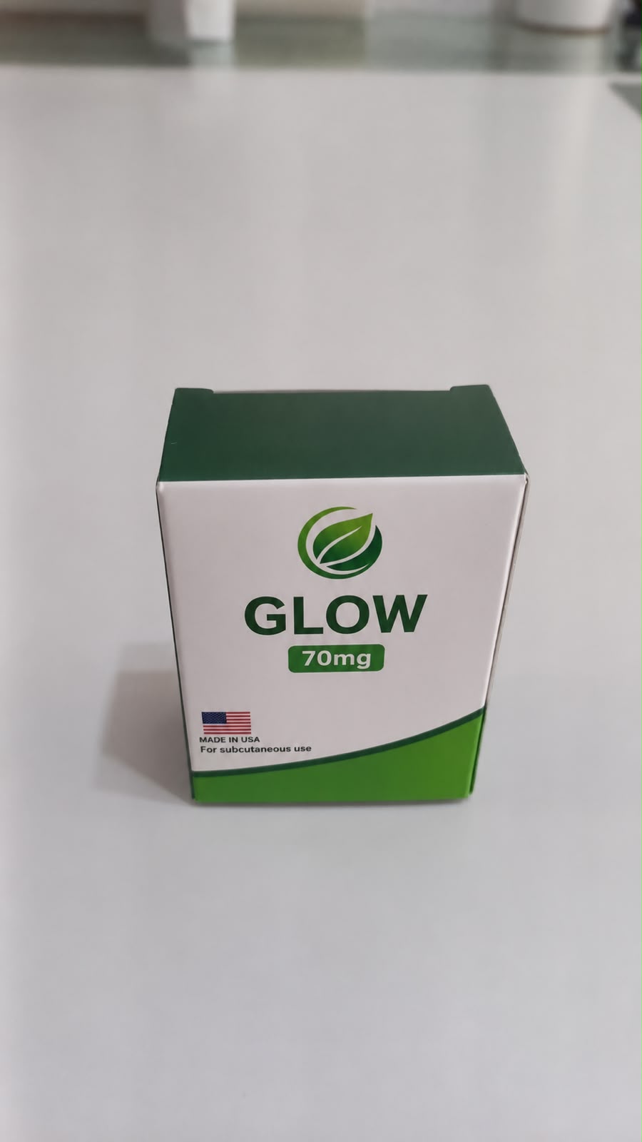 GreenPeps GLOW 70mg packaging