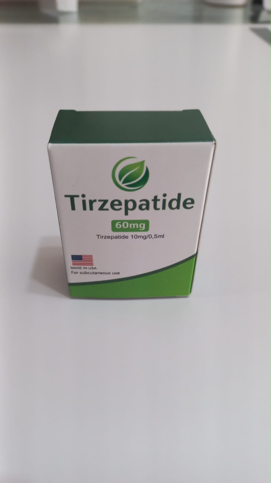 GreenPeps Tirzepatide 60mg packaging